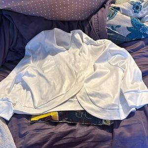 Elegant White Bolero Jacket